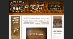 Desktop Screenshot of hswfloors.com